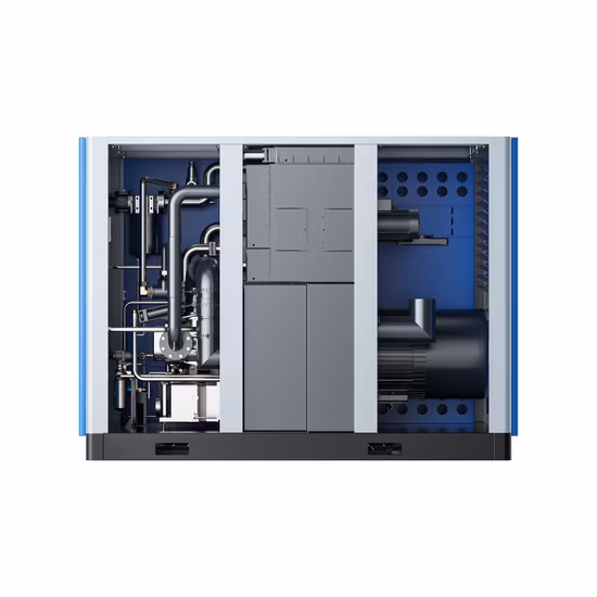 Compresor de aire de tornillo (SCR50GV) con rotores de acero inoxidable Ariend sin aceite Ghh Ultracoat TM Super Coating