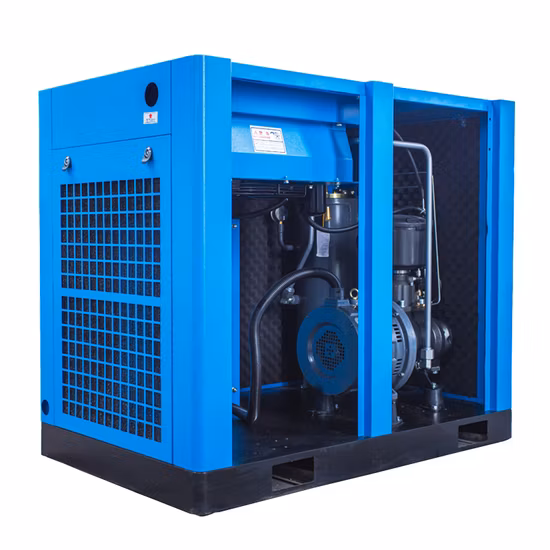 Compresor de aire de tornillo de baja presión de la industria para la fabricación de vidrio (37kw 50HP)